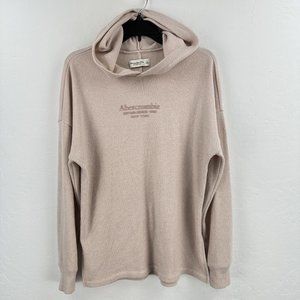 Abercrombie & Fitch Women's S Soft A&F Cozy‎ Hoodie Pink